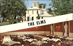 The Elms Motel & Dining Room, U. S. 24 Postcard