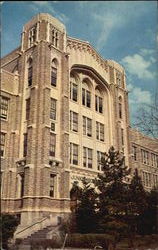 Quincy Junior High School Illinois Postcard Postcard