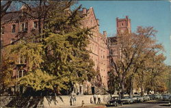 Quincy College Administration Bldg, 18th and College Sts Postcard