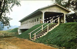 Illinois Covered Bridge Mahomet, IL Postcard Postcard