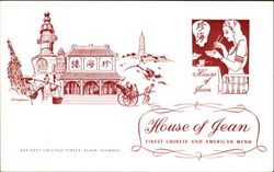 House Of Jean, 209 E. Chicago St. Postcard