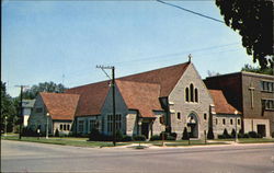 First Christian Church, Corner Elm & 2nd Sts Postcard