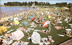 The Bathing Beach Postcard