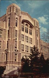 Quincy Junior High School Illinois Postcard Postcard