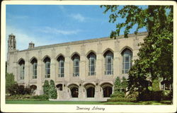 Deering Library, Northwestern University Postcard