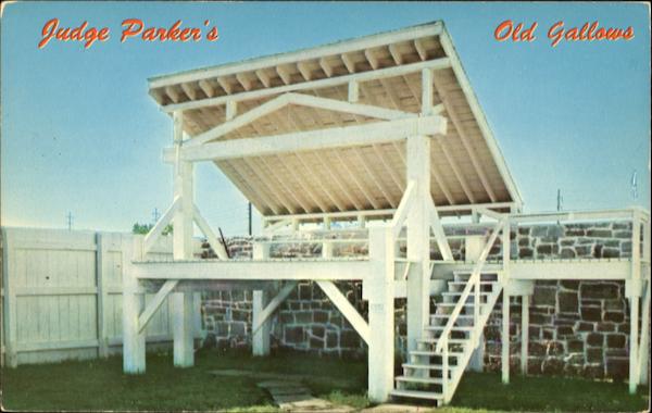 Reproduction Of The Old 1886 Gallows Of The Federal Court Fort Smith Arkansas
