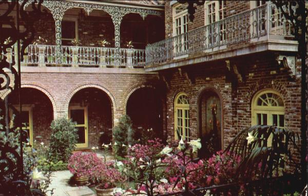 Patio Of The Bellingrath Home, Bellingrath Gardens Mobile Alabama