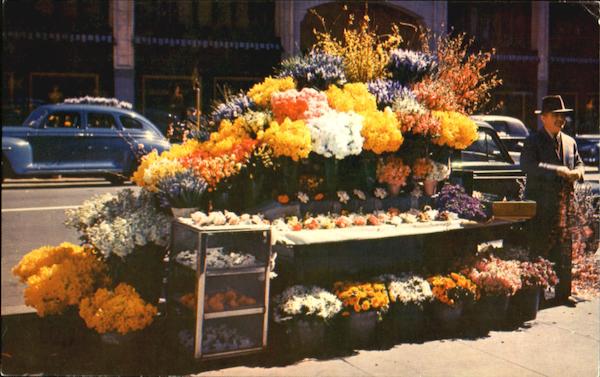 San Francisco Flower Stand California