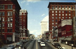 Main Street Greenville, SC Postcard Postcard
