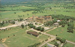 Aerial View Of New Subiaco Abbey & Academy Arkansas Postcard Postcard