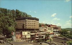 View Of The Basin Park Hotel Eureka Springs, AR Postcard Postcard