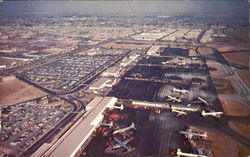 Los Angeles International Airport California Postcard Postcard