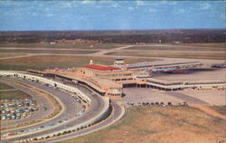 Greater Fort Worth International Airport, Amon Carter Field Texas Postcard Postcard