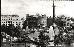 Trafalger Square London, England Postcard Postcard