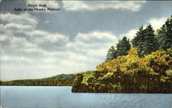 Pulpit Rock Lake Ozark, MO Postcard Postcard