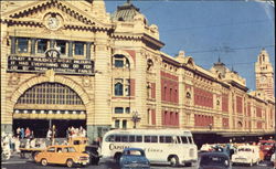 Flinders Street Railway Station Melbourne, Australia Postcard Postcard