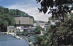 A View Of Downtown Eureka Springs Arkansas Postcard Postcard