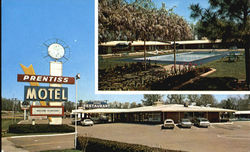 Prentiss Motel, U. S. Highway 61 at Junction Hwys. 65 Postcard