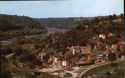 Bird's Eye View Of Harper's Ferry Harpers Ferry, WV Postcard Postcard