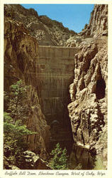 Buffalo Bill Dam, Shoshone Canyon Buffalo Bill Dam, Shoshone Canyon