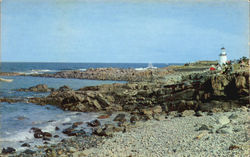 The Lighthouse At Lobster Point Postcard