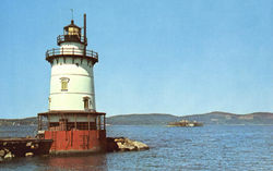 The Hudson River  Lighthouse Tarrytown, NY Postcard Postcard