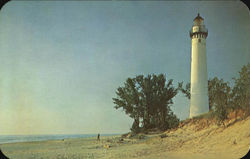 Little Cape Sable Lighthouse Silver Lake, MI Postcard Postcard