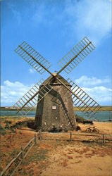 Old Windmill At Bass River Cape Cod, MA Postcard Postcard