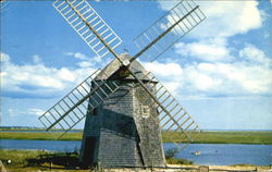 The Old Windmill At Bass River Postcard