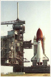 Space Shuttle Discovery Florida Space & Rockets Postcard Postcard