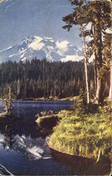 Mount Rainier From Reflection Lake Postcard