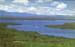 Lake Winnipesaukee From Cedar Mountain Alton Postcard