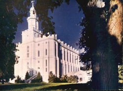 Mormon Temple Postcard