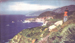 Breath Taking Vista Of The Pacific Coastline Scenic, CA Postcard Postcard