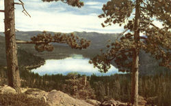 Donner Lake, Highway 40 Sacramento, CA Postcard Postcard