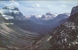 Glacier Nations Park Glacier National Park Postcard Postcard