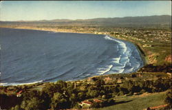 Los Angeles County West Coast Beaches Santa Monica, CA Postcard Postcard