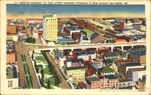 Preston Gardens, St. Paul Street Baltimore Maryland