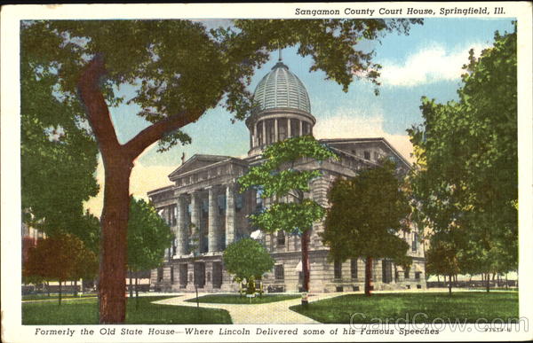 Sangamon County Court House Springfield Illinois