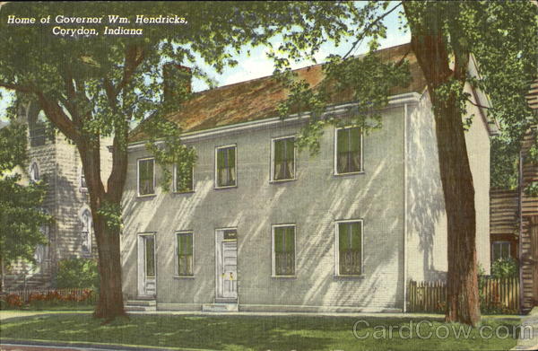 Home Of Governor Wm. Hendricks Corydon Indiana