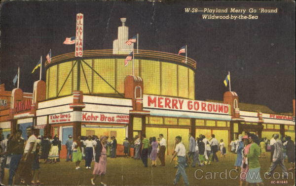 Playland Merry Go Round Wildwood New Jersey