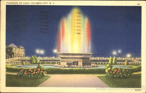 Fountain Of Light Atlantic City New Jersey