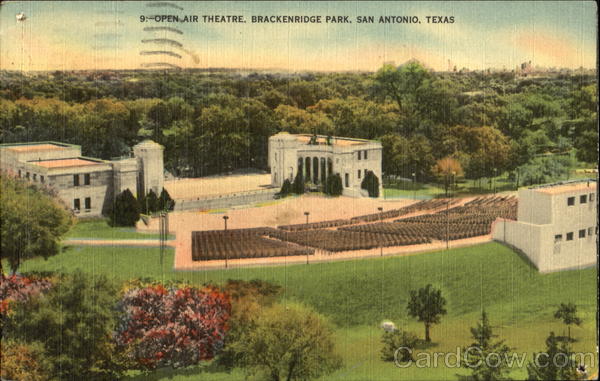 Open Air Theatre, Brackenridge Park San Antonio Texas
