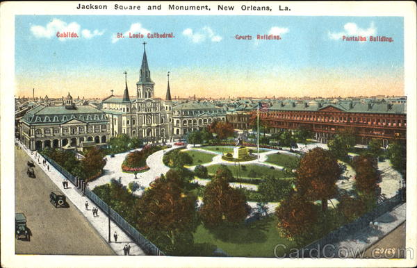 Jackson Square And Monument New Orleans Louisiana