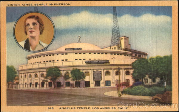Sister Aimee Semple McPherson Los Angeles California