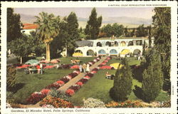 Gardens El Mirador Hotel Palm Springs, CA Postcard Postcard
