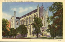 Chapel, Princeton University New Jersey Postcard Postcard