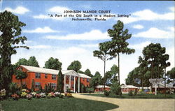 Johnson Manor Court Postcard