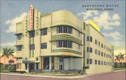 The Greystone Hotel, 20th St. Collins Ave Postcard