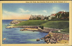 Along Cliff Walk Postcard